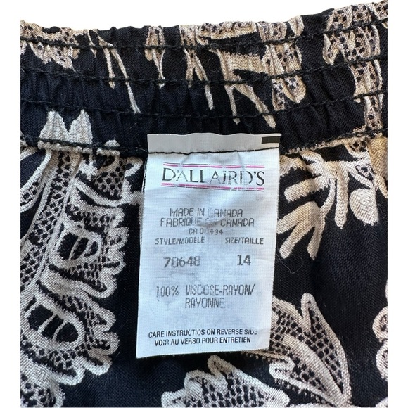 Vintage D’Allaird’s Floral Skirt - Size 14 - Picture 5 of 7